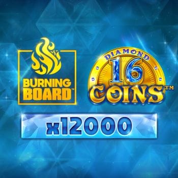 16 Coins™ Diamond Burning Board™ game cover